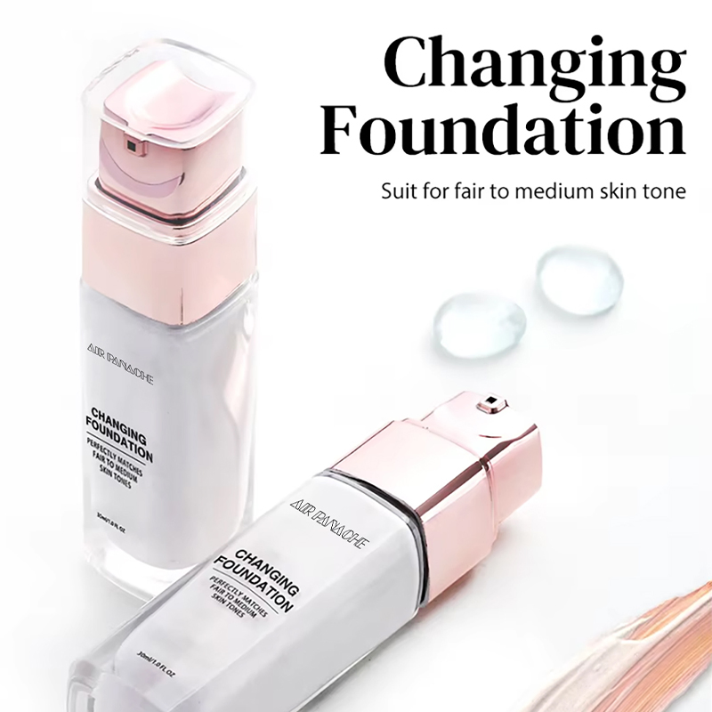 Changing Foundation Full Cover Matte Waterproof Face Makeup pH Color Changing Foundation