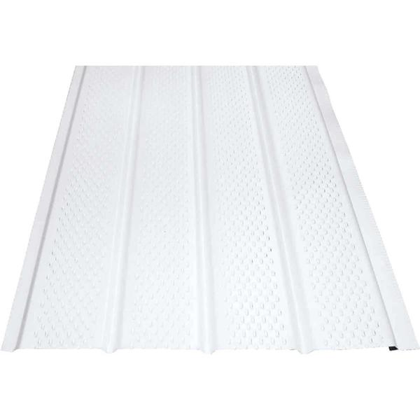 12'' T-4 Soild/Full Vented/Center Vented Poly Finish Smooth Texture 12FT Aluminum Soffit for USA