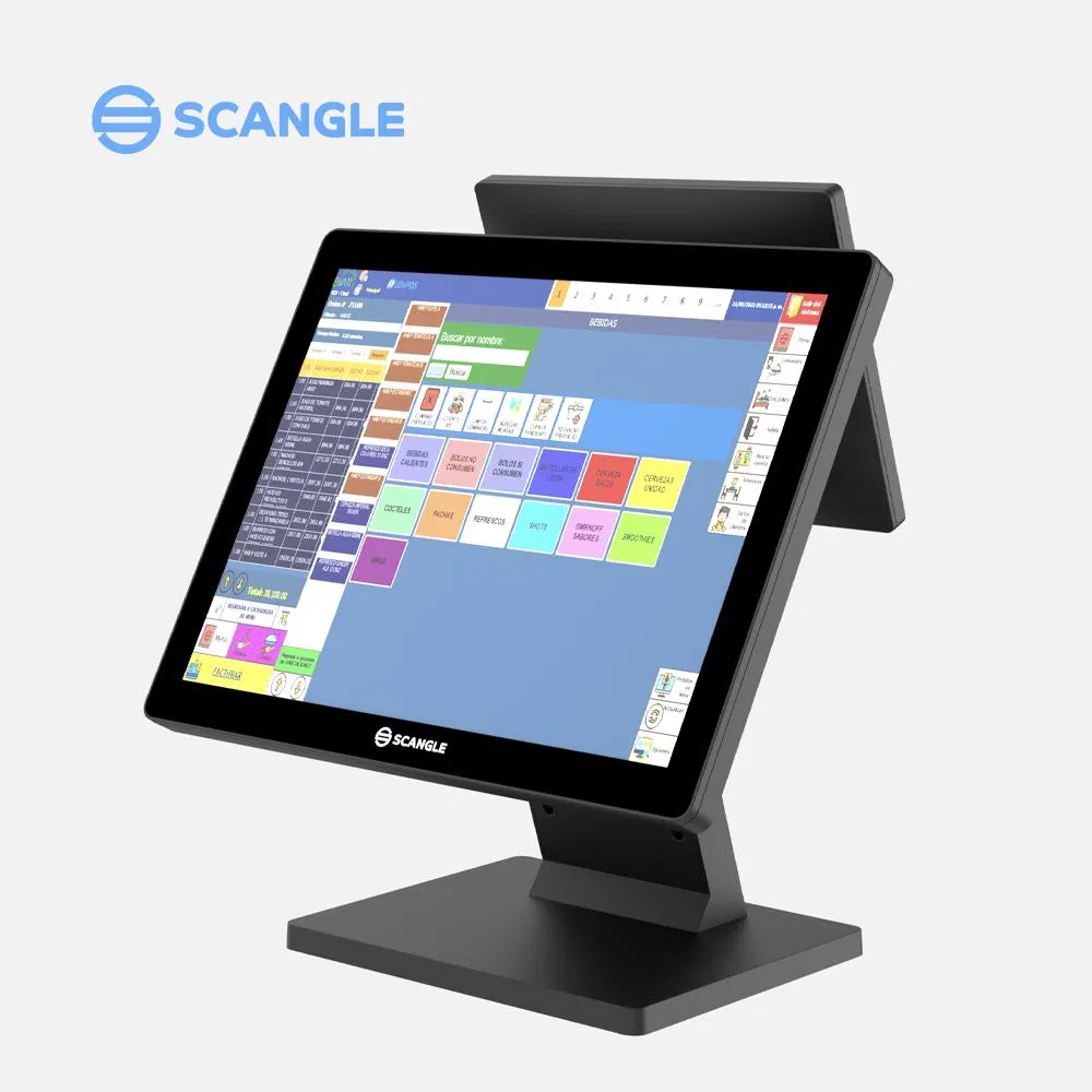 Scangle Factory Windows 15.1" Desktop Touch Screen POS Machine for Restaurant