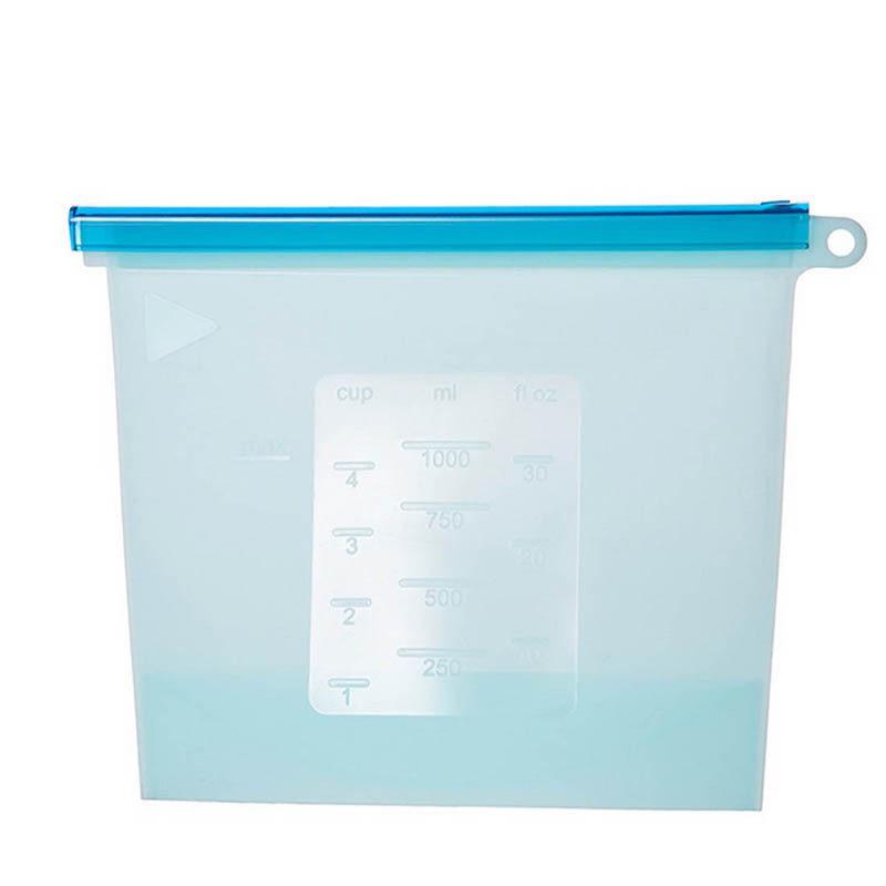 Food Grade Silicone Food/Vegetable Kitchen Storage Bag, Silicone Sealing Bag