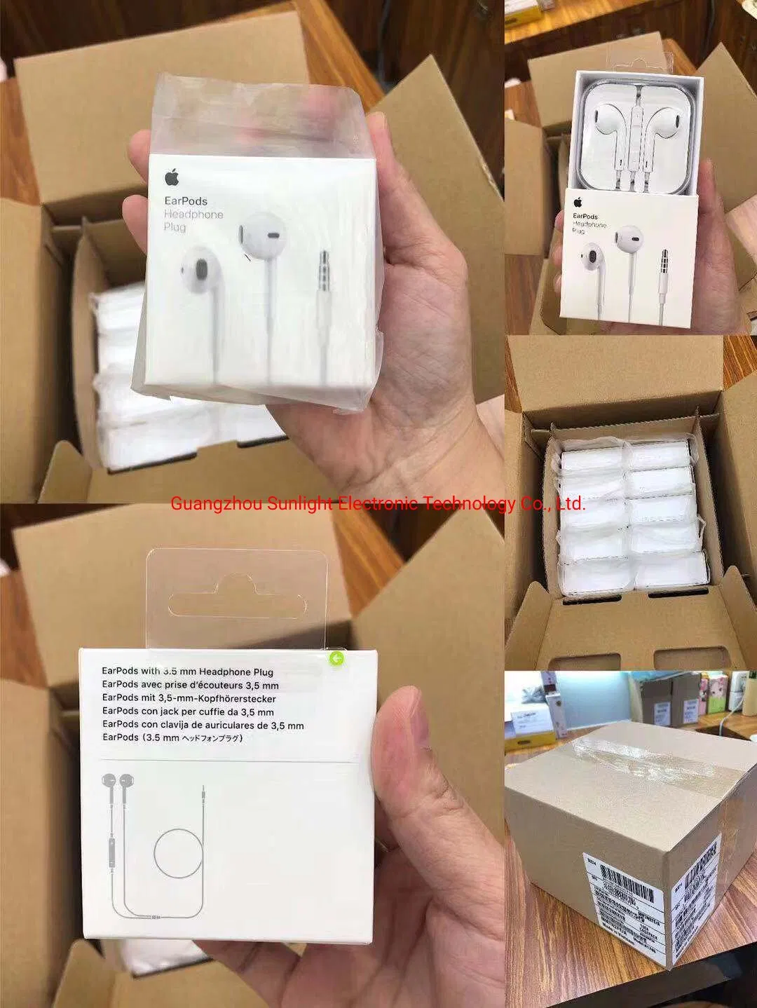 Оригинальные наушники с микрофоном для iPhone 6/6s