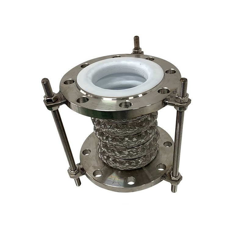 PTFE Lined Steel Braided Bellows Expansion Flexible Compensator