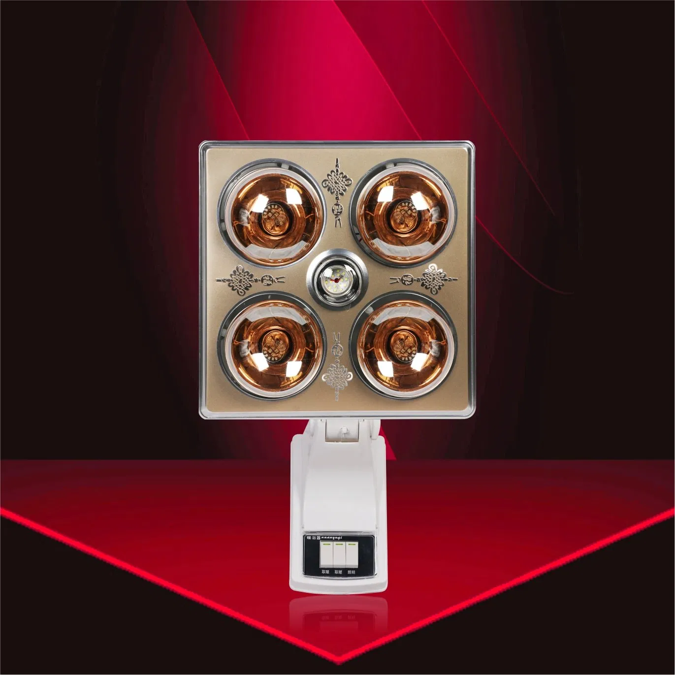 Warm Light Illumination Bathroom Heater for Cozy Baths