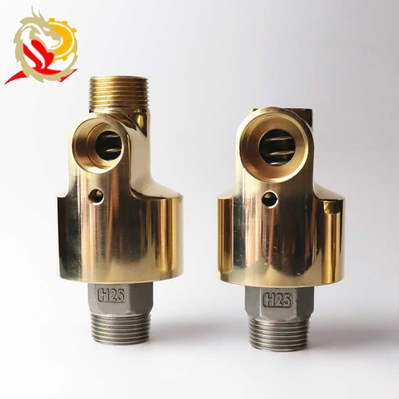H-Type Copper Rotary Joint 360 Degree Universal Joint Unidirectional HD Rotary