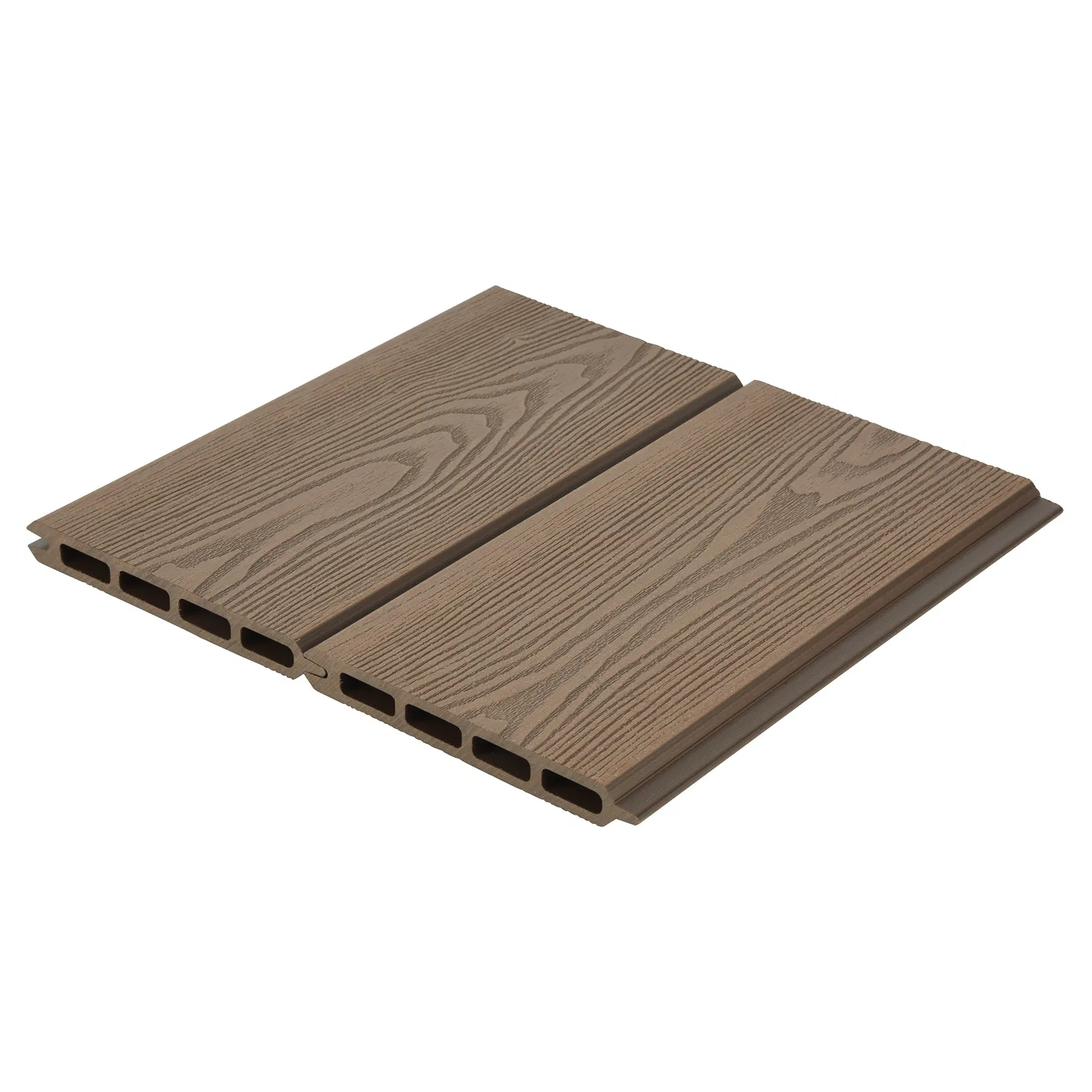 WPC Wood Plastic Composite Fencing DIY WPC Fence Easy Installation for Garden Courtyard with Many Colors