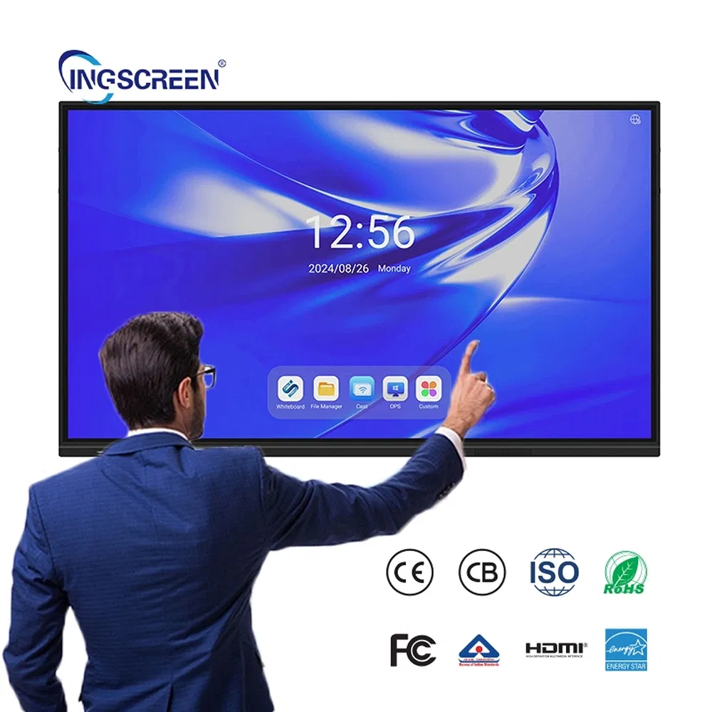 Long Life Lightweight OEM ODM Custom All-in-One Smart Digital Interactive Whiteboard