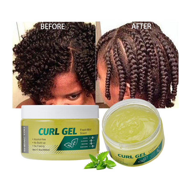Factory Private Label Hair Styling Product Loc Gel No White Residue Neat Lock and Twist Curl Moisturizing Styling Gel