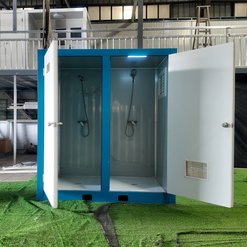 Portable Steel Outdoor Toilet - Detachable Design for Camping