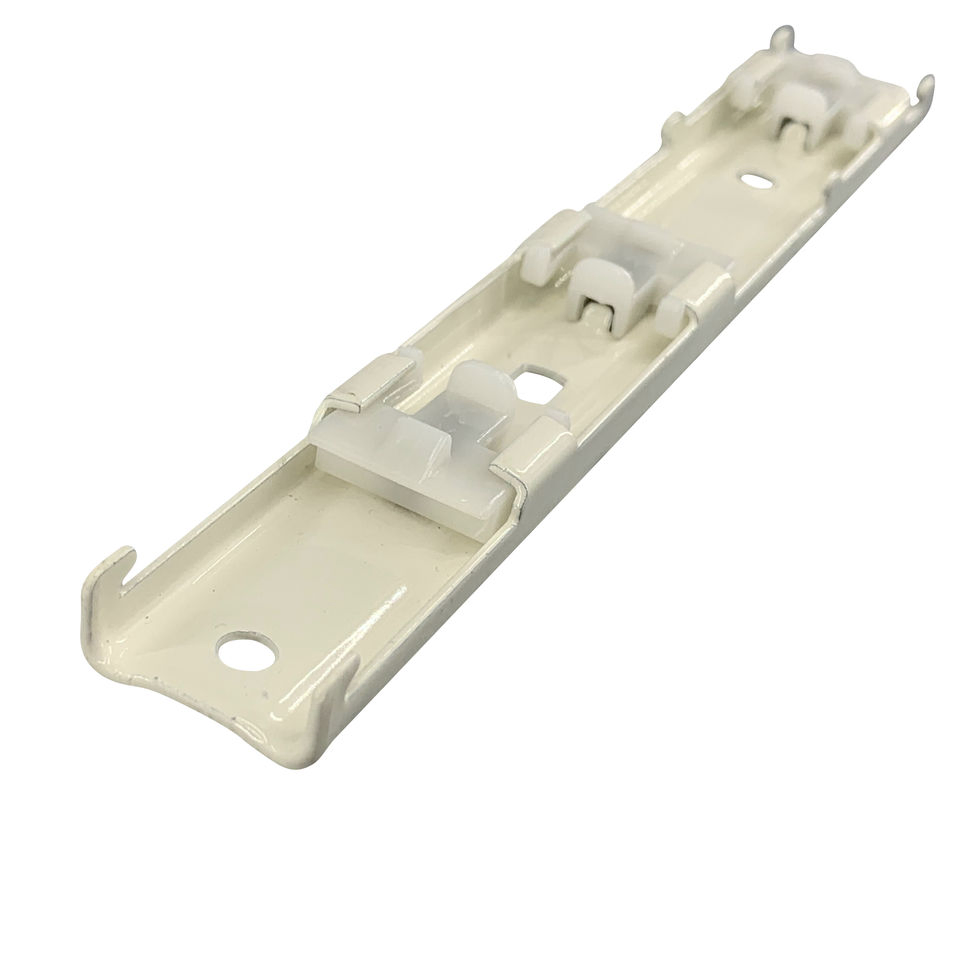Silent Home Decoration Manual Window Three Curtain Tracks Manual Curtain Ceiling Bracket