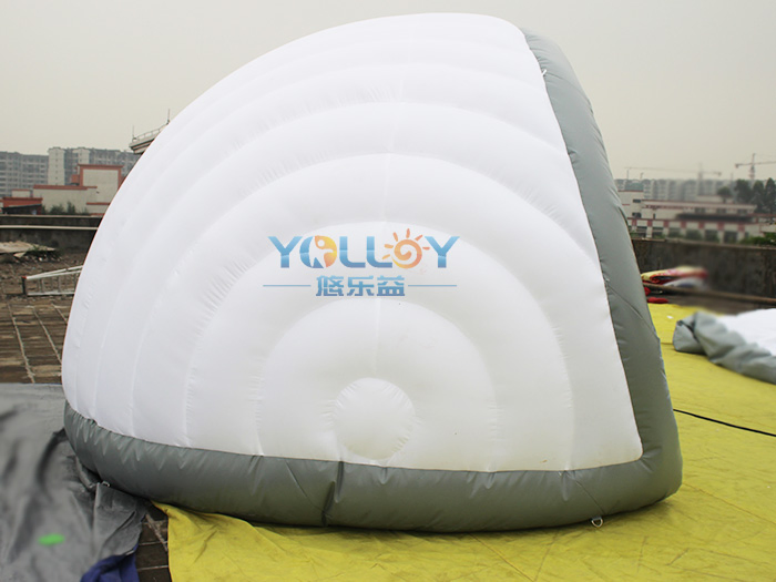 Half-Moon Shape Inflatable Vaulted Tent