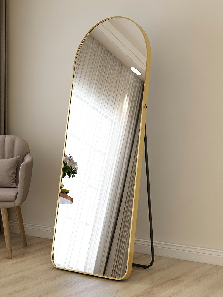 Wholesale Full-Length Mirror Home Standing Floor Mirror Living Room Self-Adhesive Wal Hanging Dressingmirror.