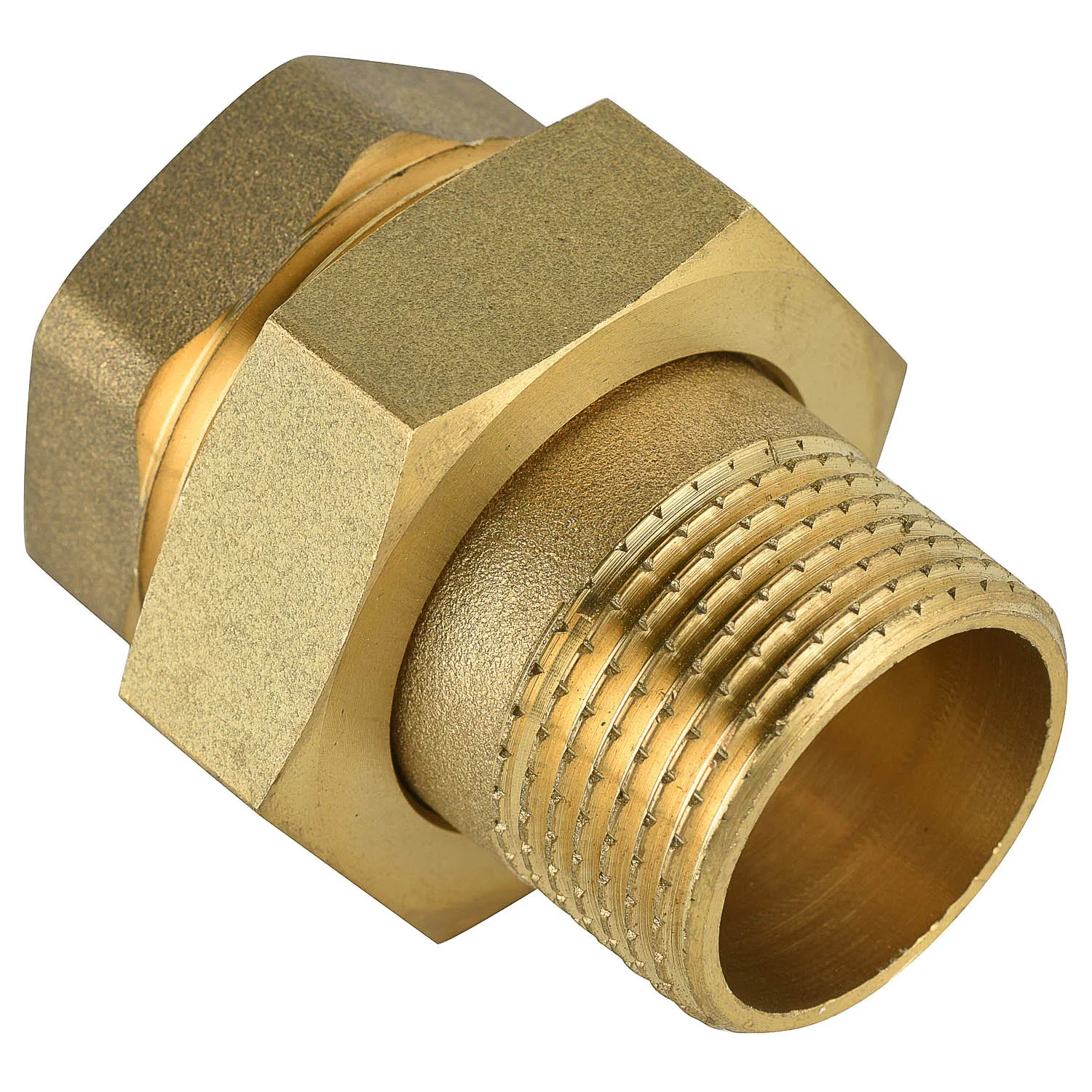 Hydraulic Brass Pneumatic Threaded Machine Fitting Angle Union O-Ring Sealed