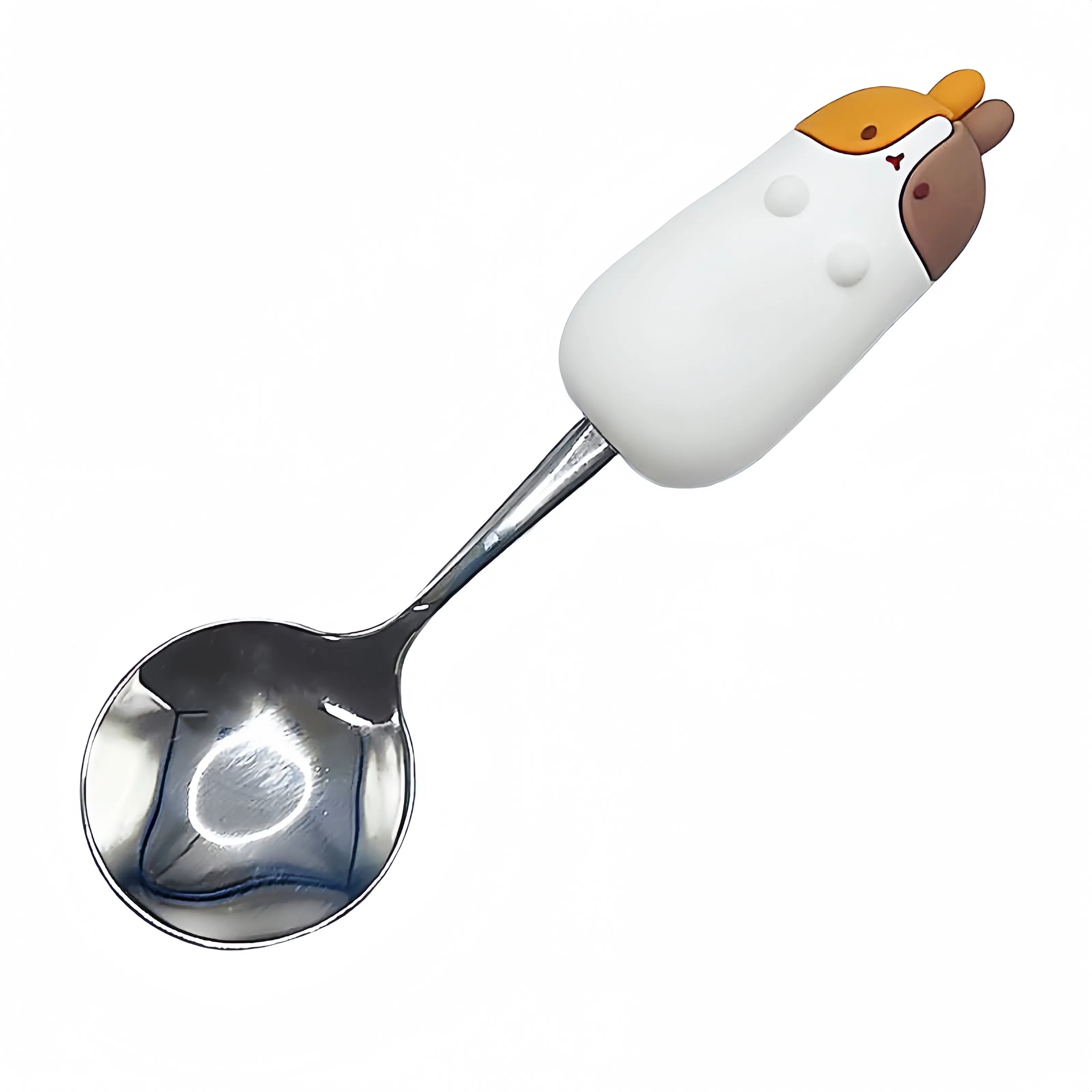 Children's Cartoon Home Dinner Spoon Long Handle Stainless Steel Spoon Fork Set