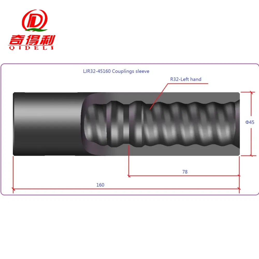 R32-R32 High Quality Coupling Sleeves for Mining and Construction Drilling