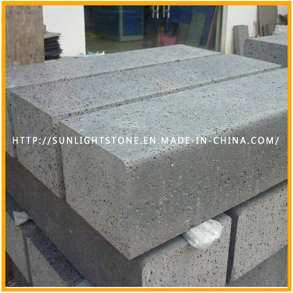 Hainan Dark Basalt Tiles, Honed Grey Basalt, Black Basalt