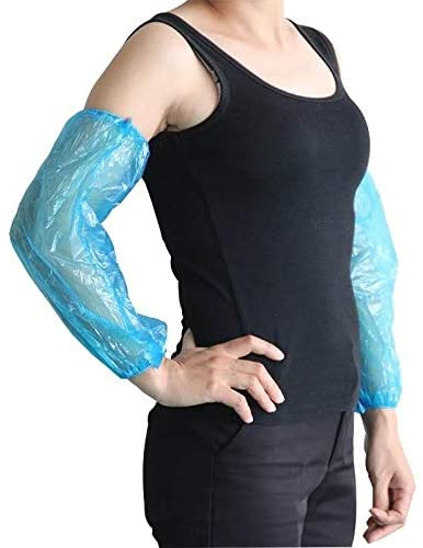 Waterproof Protective Plastic Disposable PE Sleeve Cover for Household Cleaning/Clean-Room/Food Processing/Industry/Service