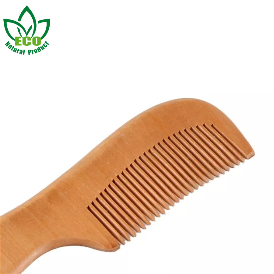 Natural Eco-Friendly Bamboo Comb Disposable Hotel Wooden Comb