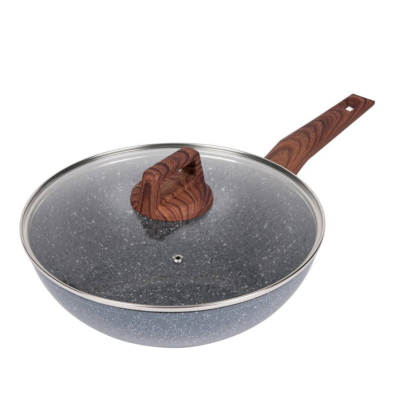 High Quality Big Non Stick Cast Auminum Kitchen Set Cooking Pots Casserole Cookware Frying Wok Pan