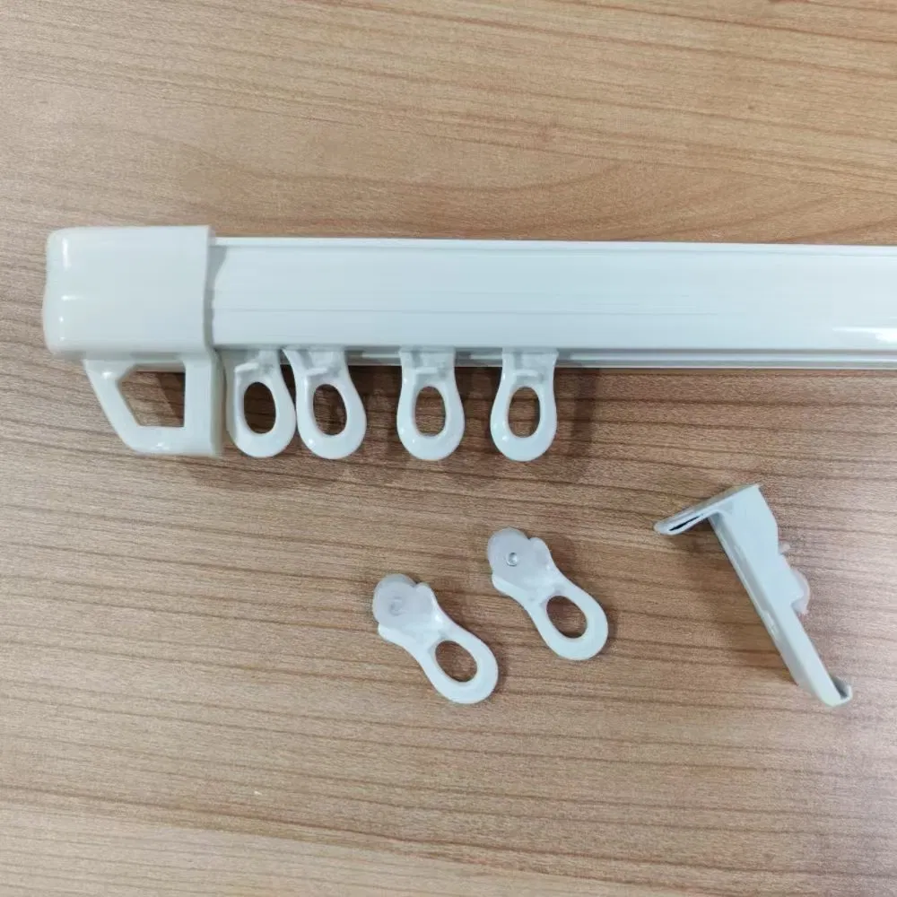 Fashion Simple Sliding Window Runners Recessed Ceiling Aluminum Curtain Track Rail