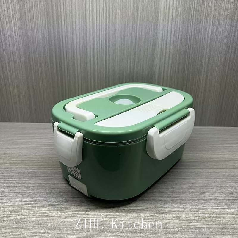 Stainless Steel Electric Lunch Box Portable Insulated Quick Bento Heated Plug-in Heated