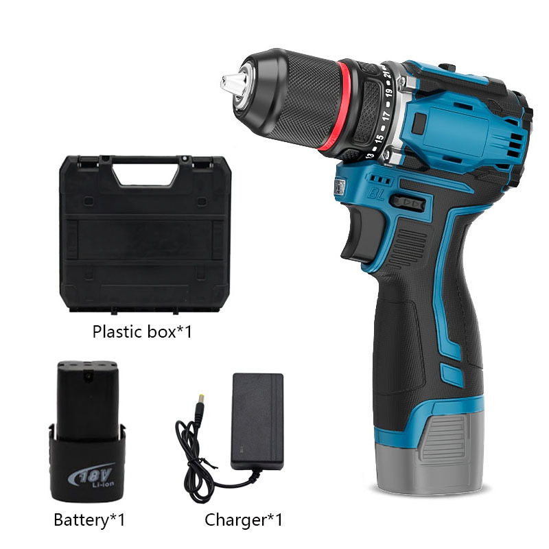 Беспроводной ударный шуруповерт Adzcy218 3 в 1, 13 мм