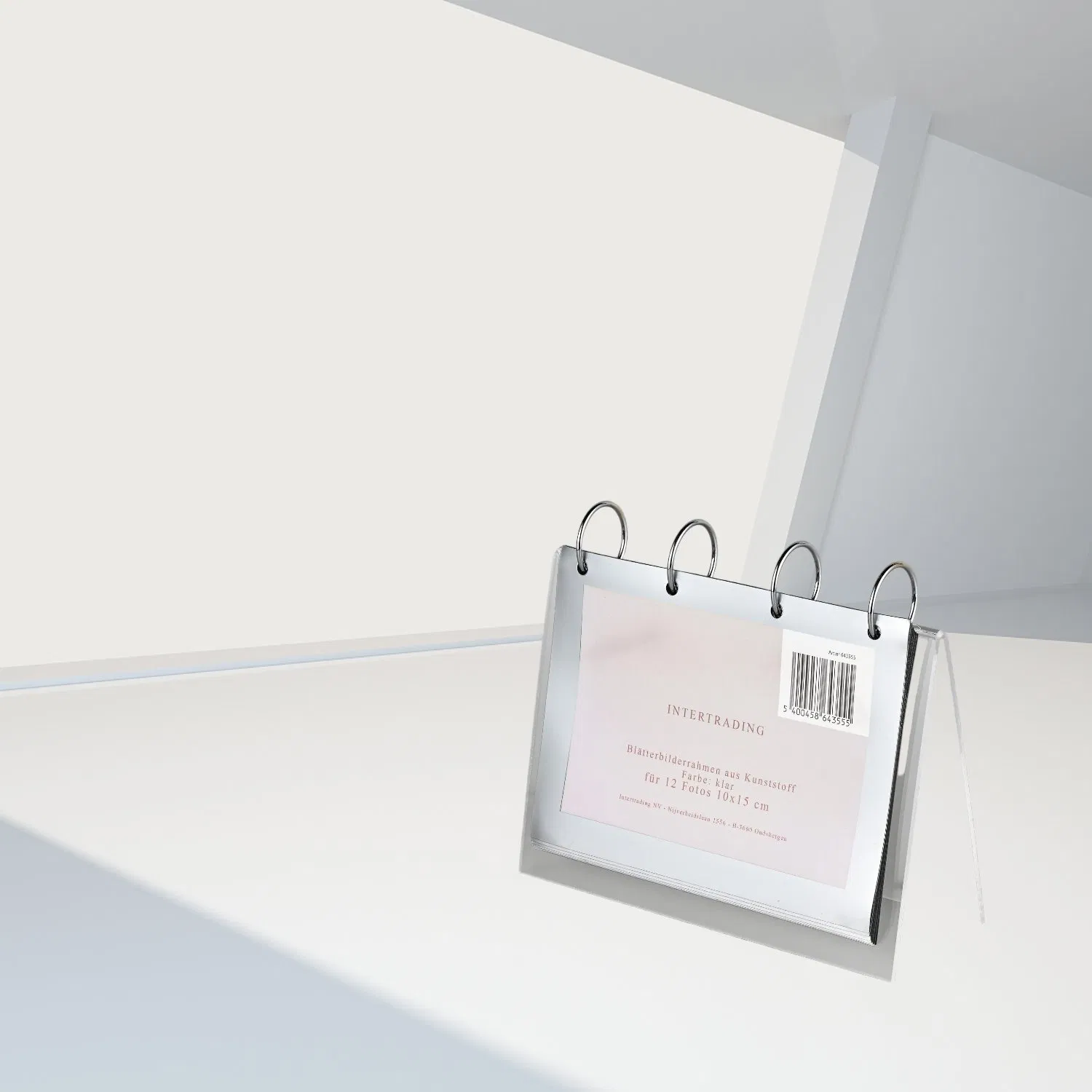 Acrylic Desktop Billboard Calendar Stand Flip Display Holder Clear Desk Schedule Rack