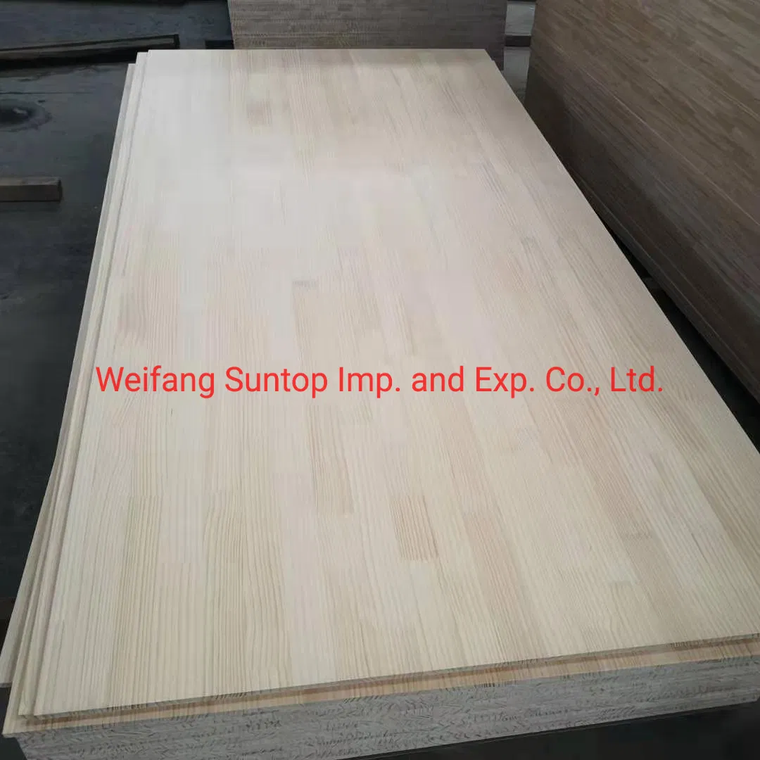 Pine Finger Joint Board for Korea Market.