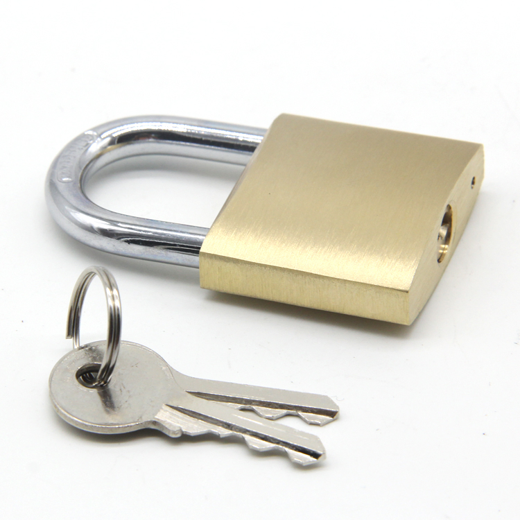 High Quality Sample Available 20-70 mm OEM Anti-Rust Solid Brass Brass Padlock