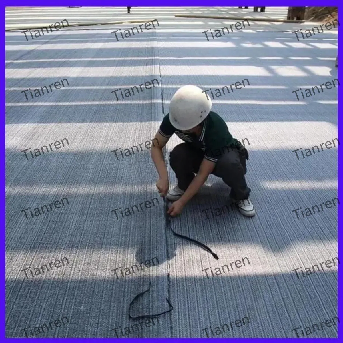 Tianren Reliable Cement Blanket Concrete Fabric Concrete Blanket for Ditch Lining Slope Protection Pond Wate and Irrigation Canal Seepage Prevention