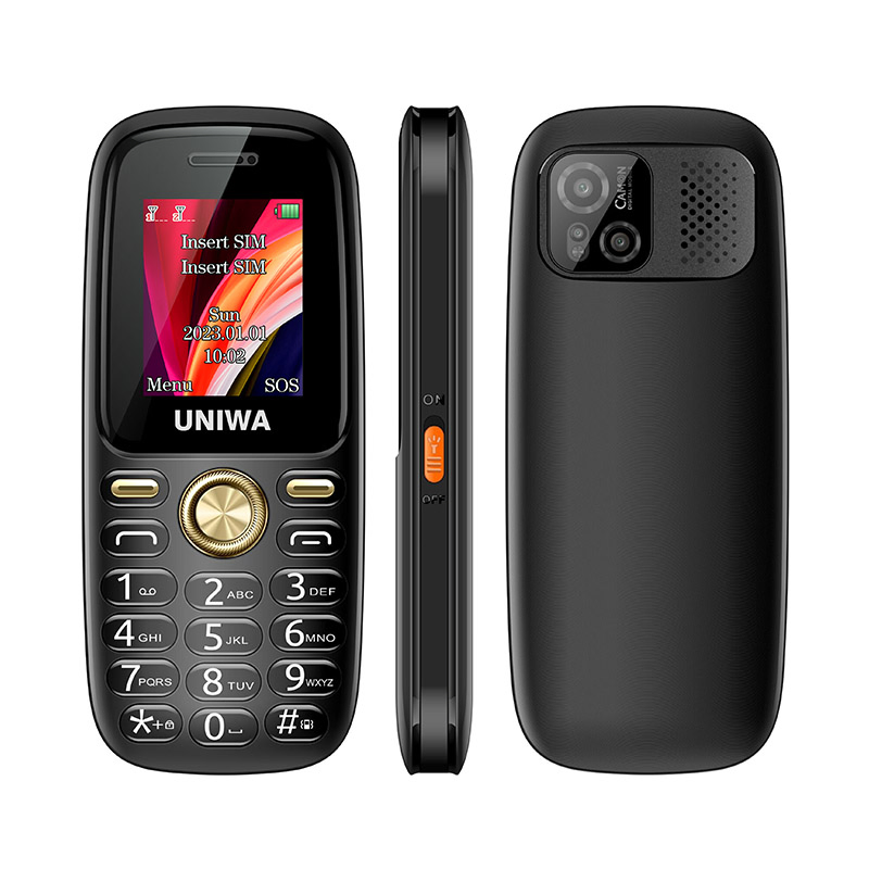 Кнопочный телефон UNIWA U36A с двумя SIM и большим аккумулятором