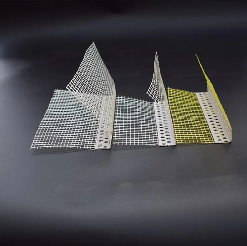 PVC Corner Galvanized Steel Corner Bead for Drywall and Plaster Wall Protection with Fiberglass Mesh with SGS Certification / with CE Approved
