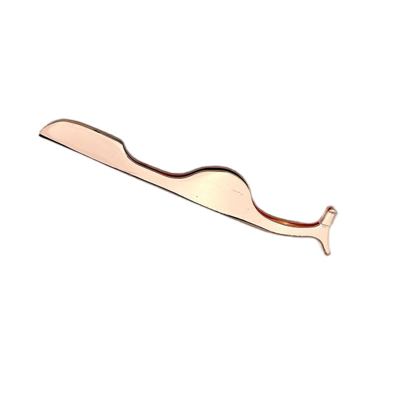 OEM Logo Durable Eyelash Makeup Tools Portable Stainless Steel Eyelash Tweezer