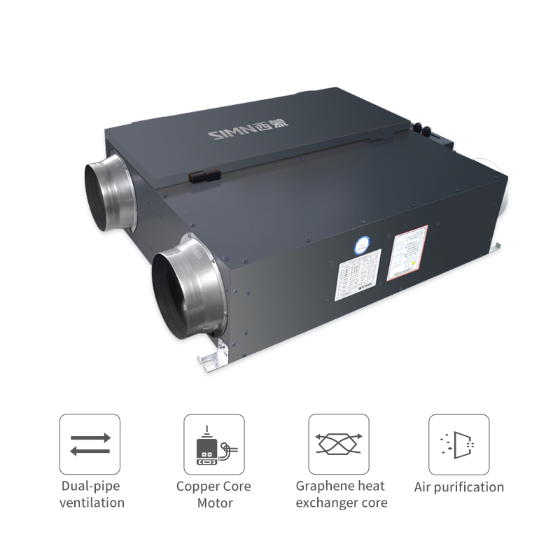 Source Factory Ventilation Unit for Residential Homes with Energy Recovery Features