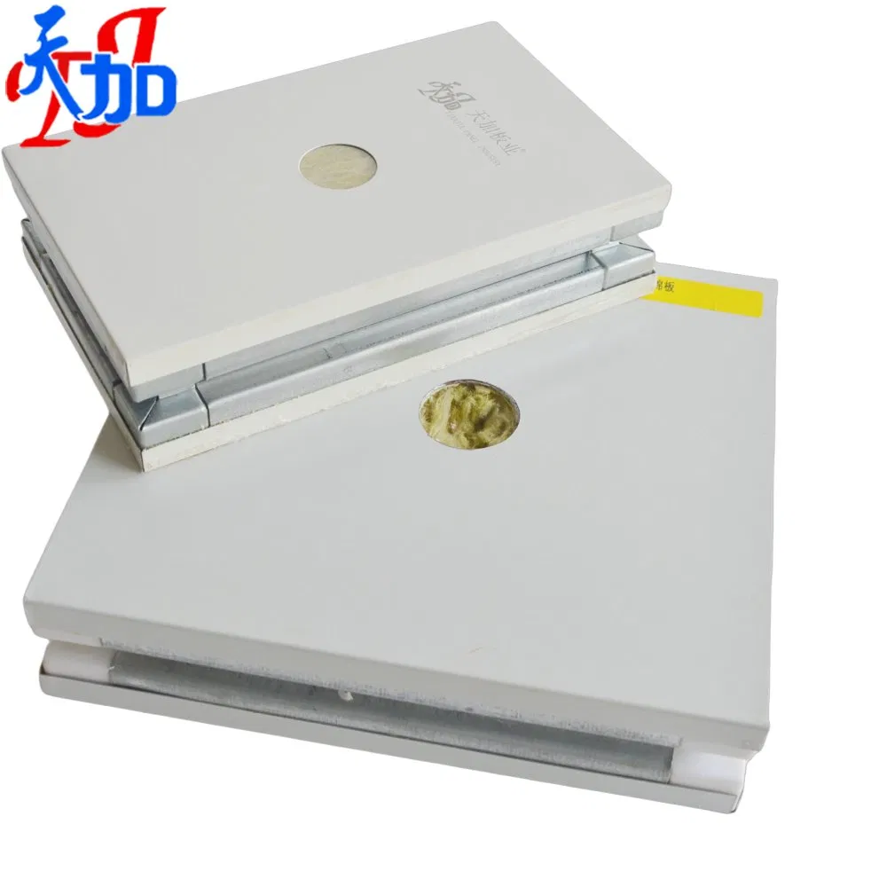 Hand-Made Rock Wool/Paper Honeycomb Cleanroom Color Steel Sandwich Panel for Clean Room and Pharmaceutical Facilities with Smooth Surface