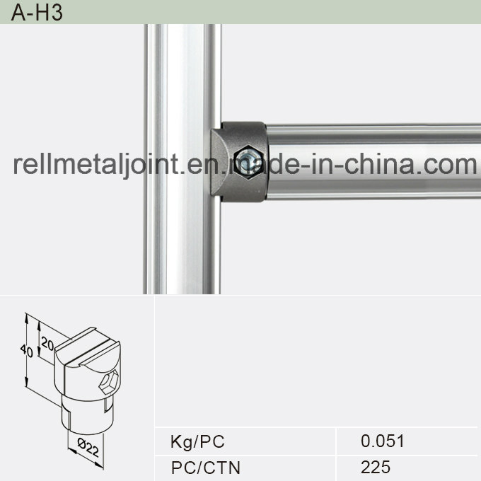 Aluminum Alloy Pipe Rack Joint / Aluminum Joint (A-H3)