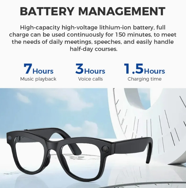 Advanced High-Definition Smart Glasses for Translation and Audio