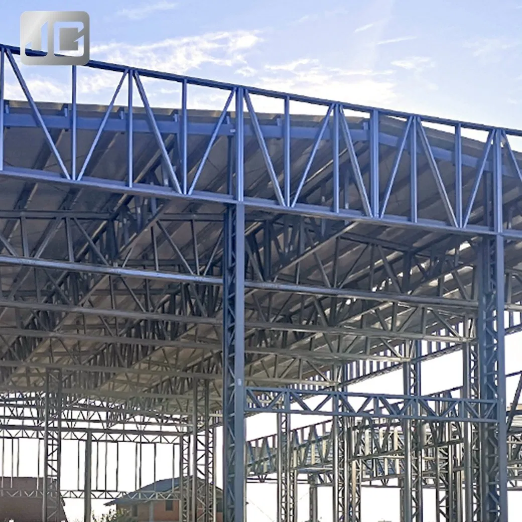 Steel Prefabricated H Beams Columns Structure Building with Insulation Materials