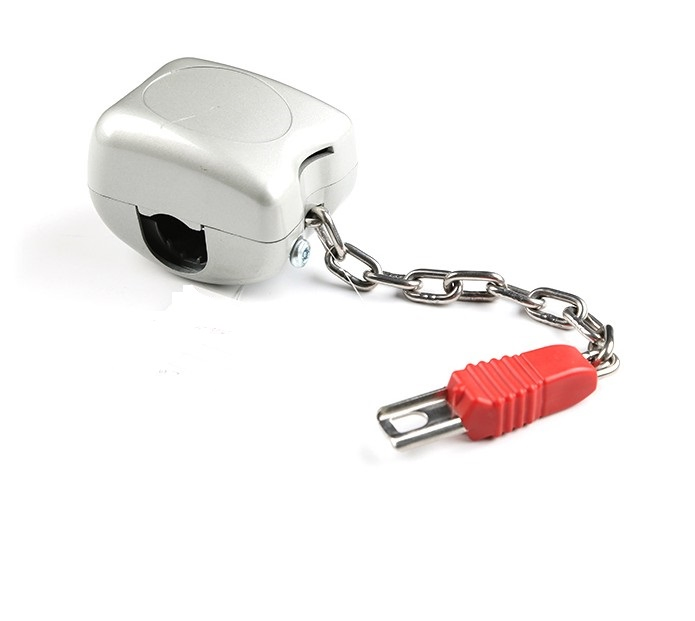 L102 Zinc Alloy Shopping Cart Coin Lock System, Trolley Locker