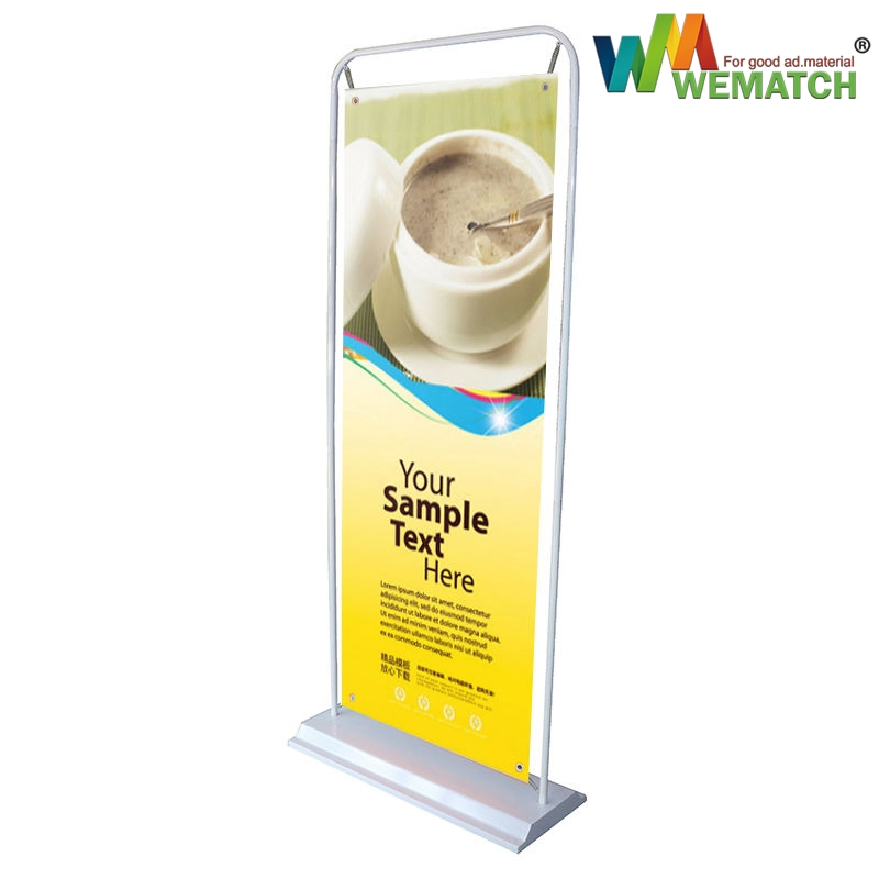 Customizable Portable Curved Door-Shaped Aluminum Alloy Lightweight Banner Display Stand for Advertising Poster