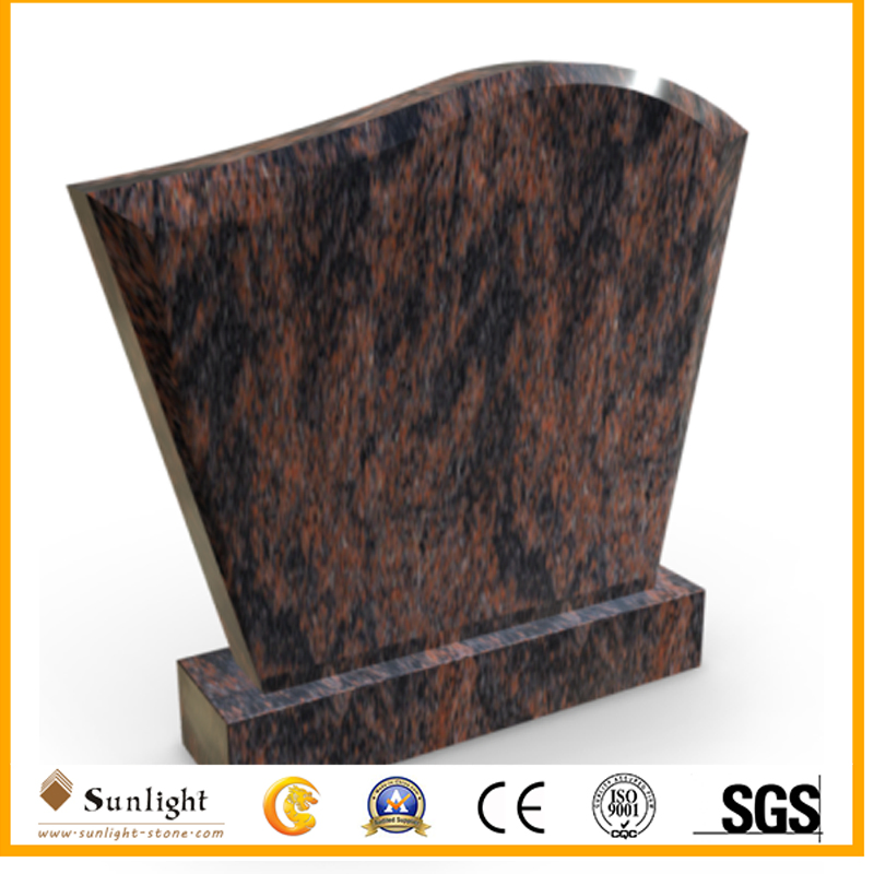 European/Russia/Romania/France/Slovak Style Black Granite Monument Memorial Tombstone