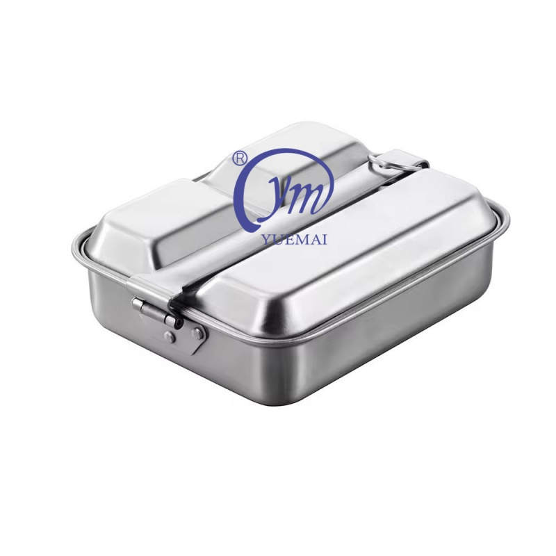 Factory Customized Logo Stainless Steel Camping Canteen Mess Kit