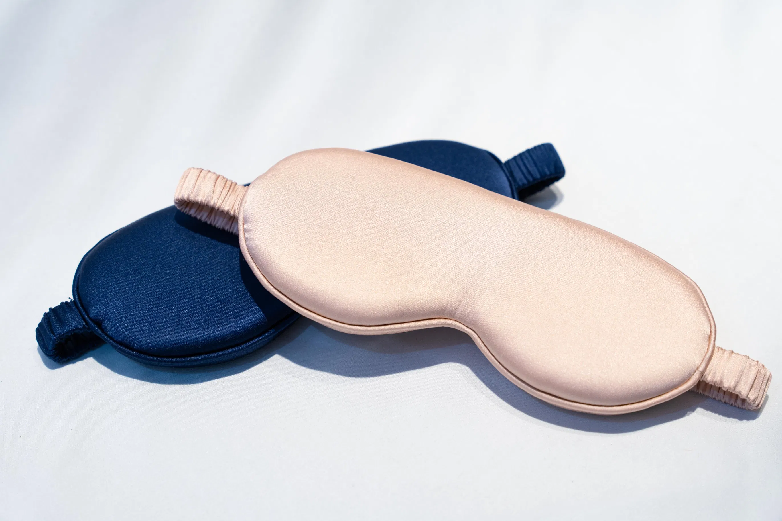 Luxury 3D Silk Eye Mask with Pouch, OEM Custom Logo, Soft Breathable Sleep Mask Manufacturer