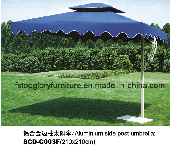 Aluminum Round Side Post Umbrella