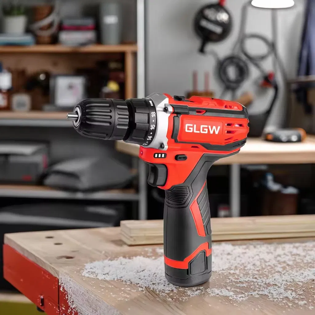 Аккумуляторная ударная дрель GLGW 12V с аксессуарами