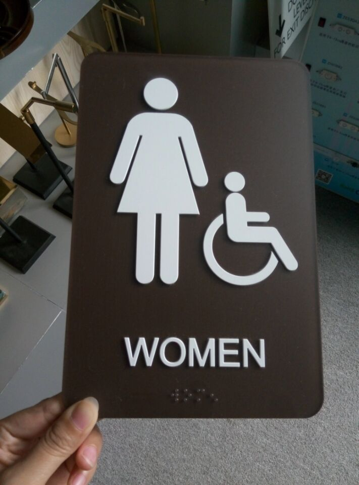 Customized Ada Braille Signs for Public School Billboard Displays