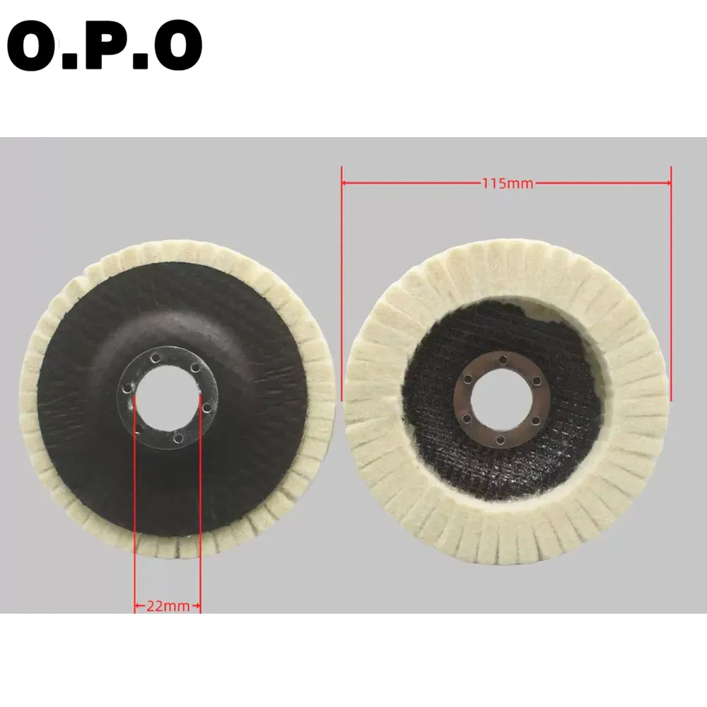 Models 115mm Wool Wheel Felt Wheel Buffing Wheel for Marble Fine Polishing Shinning