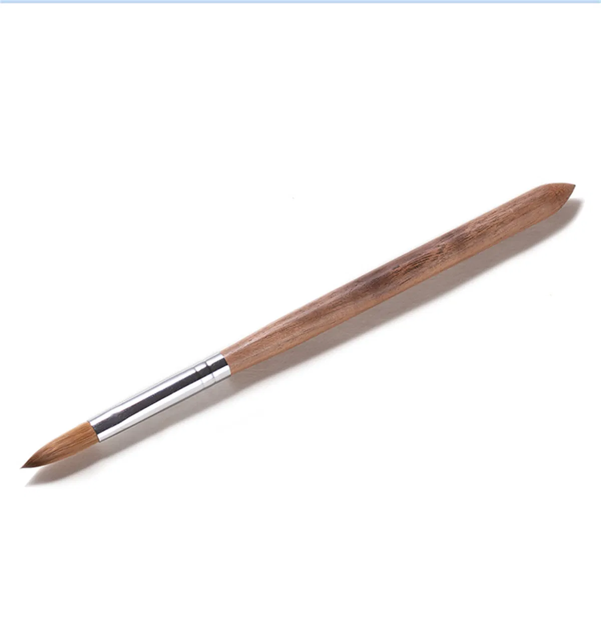 Wholesale High Quality Wood Polish Brush Nail Acrylic Brush Manicure Pinceles Manicure Tool Pure Sable Kolinsky UV Gel Nail Art Brushes