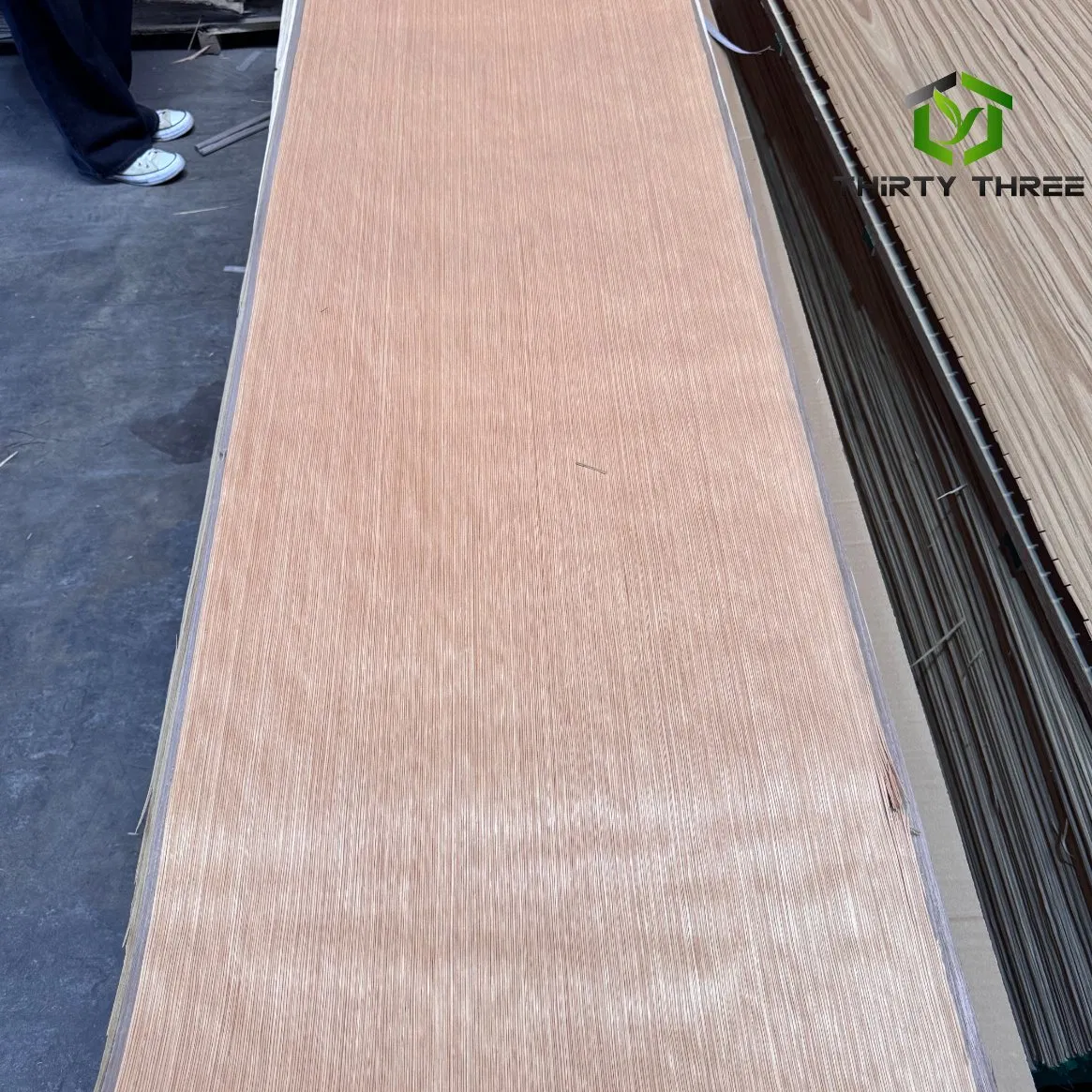 0.35mm Artificial Wood Veneer Engineered Plywood Face Veneer with Good Quality