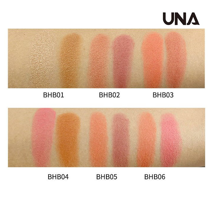 Custom Powder Lip Blush Products Private Label Organic High Quality Cheek 2 in 1 Highlighter Blush Pan