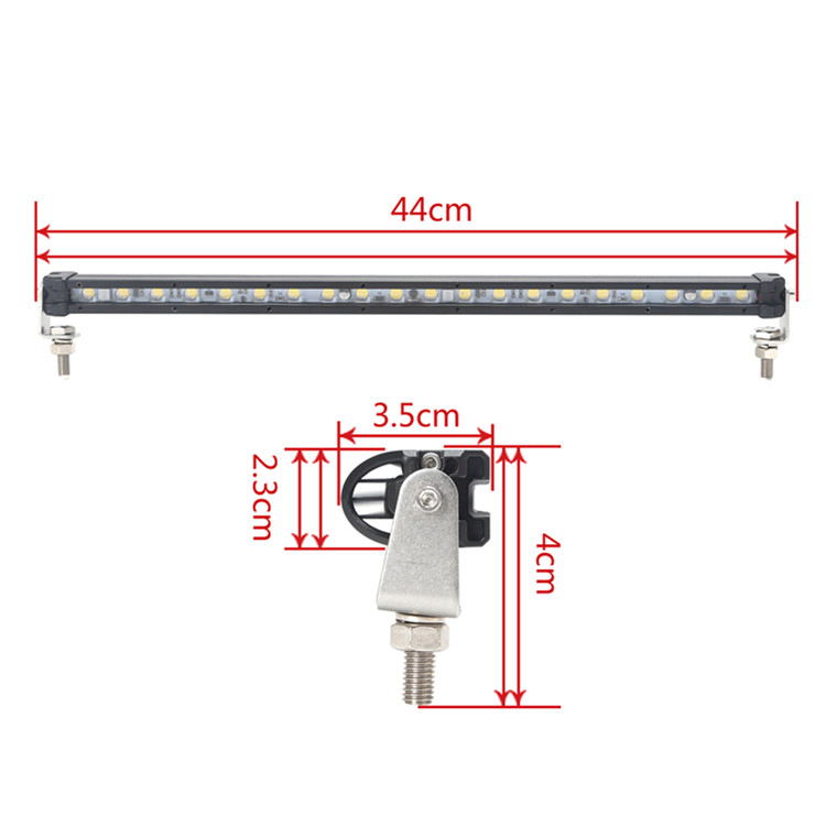 20W IP67 Spot Beam 4x4 LED Light Bar for Unique Mini Single Row Offroad